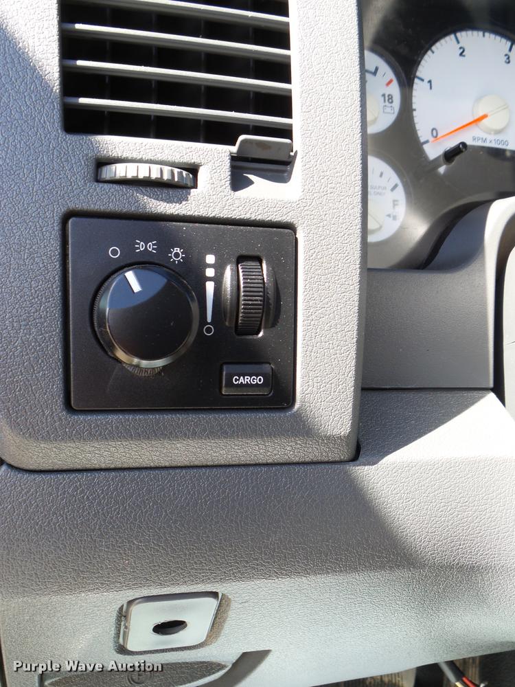 image for item DB2421 2008 Dodge Ram 5500 Quad Cab flatbed truck