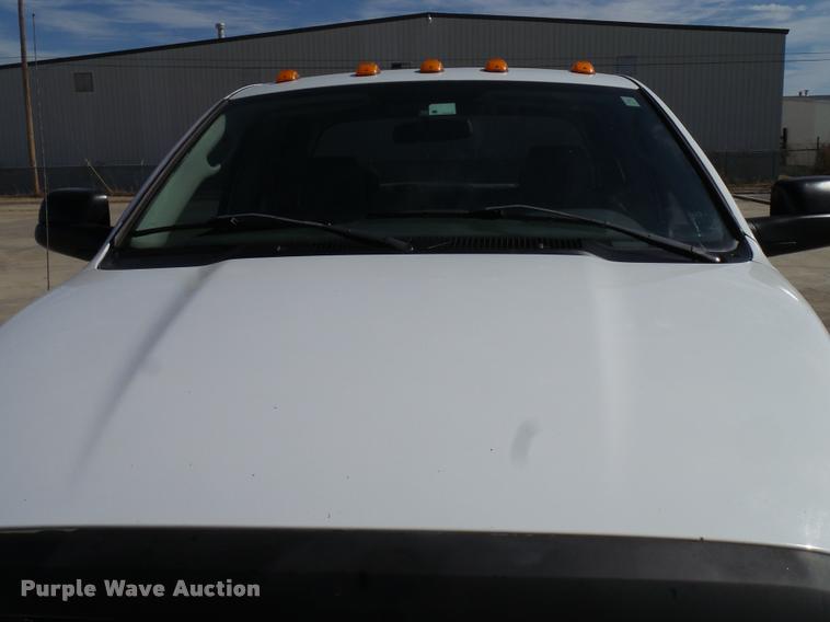 image for item DB2421 2008 Dodge Ram 5500 Quad Cab flatbed truck