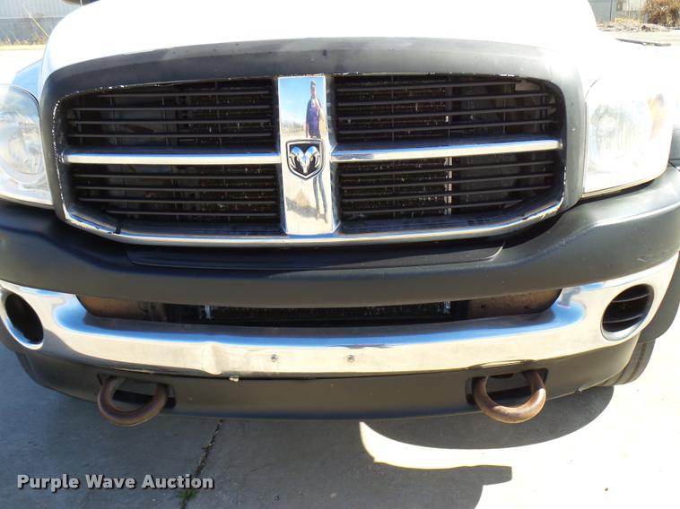image for item DB2421 2008 Dodge Ram 5500 Quad Cab flatbed truck