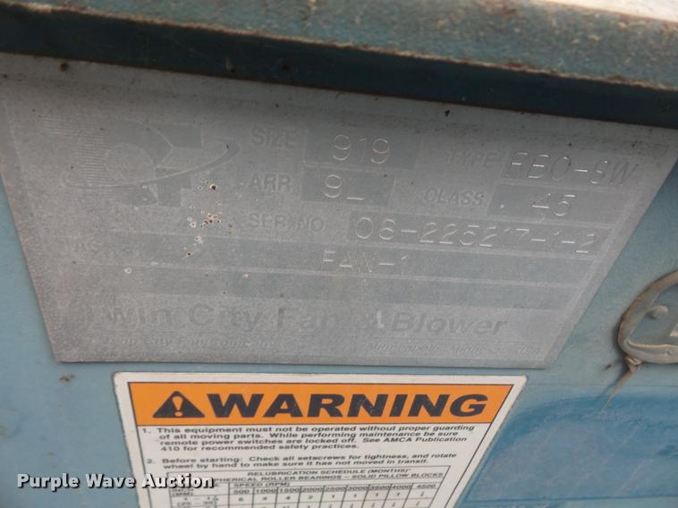 image for item DC9076 (3) Twin City blowers