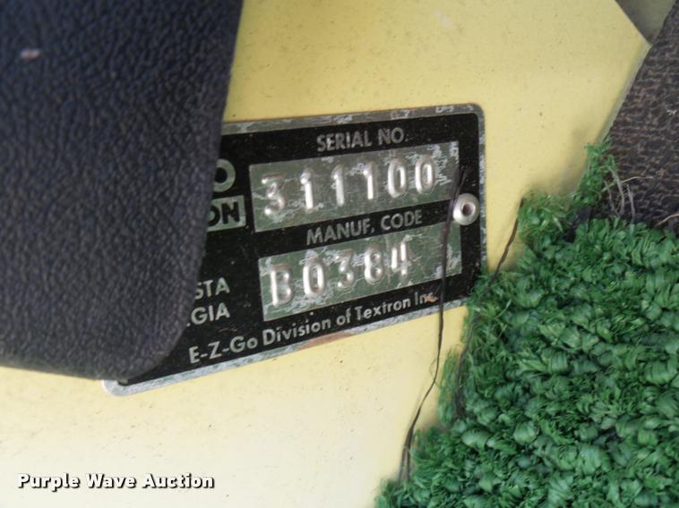 image for item DG9594 Ez-go B0384 golf cart