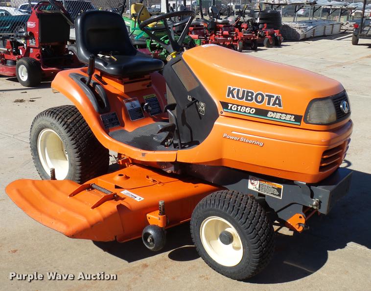 image for item DG9601 Kubota TG1860 lawn mower