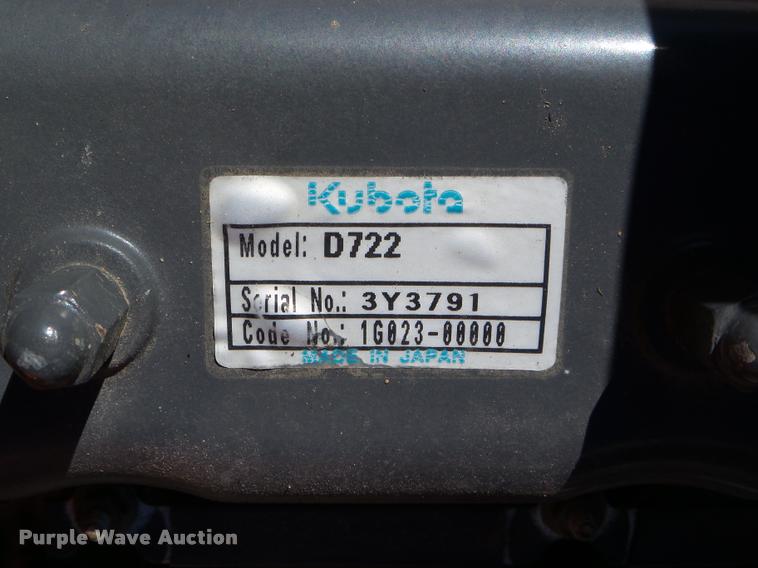 image for item DG9601 Kubota TG1860 lawn mower