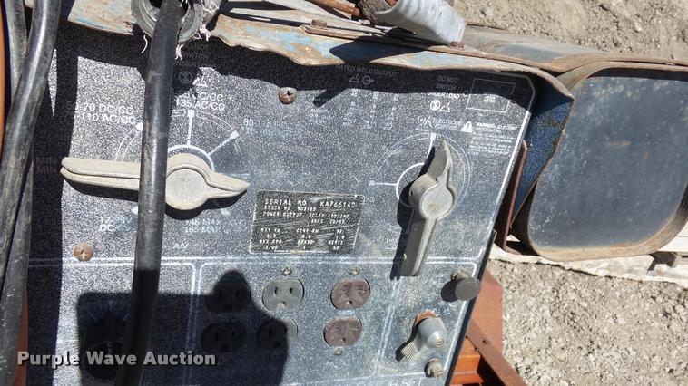 image for item DJ9444 Miller Bobcat 225G welder/generator