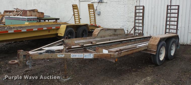 image for item F4282 1981 Belshe utility trailer