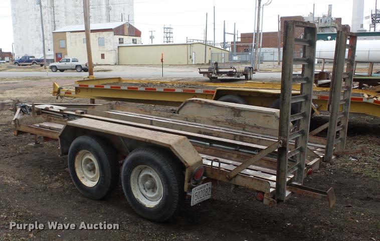image for item F4282 1981 Belshe utility trailer
