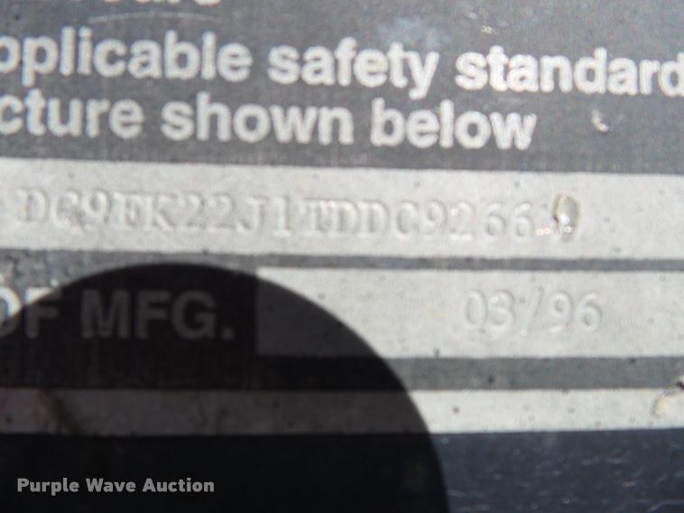 image for item K3344 1996 Donahue HF24BT equipment trailer