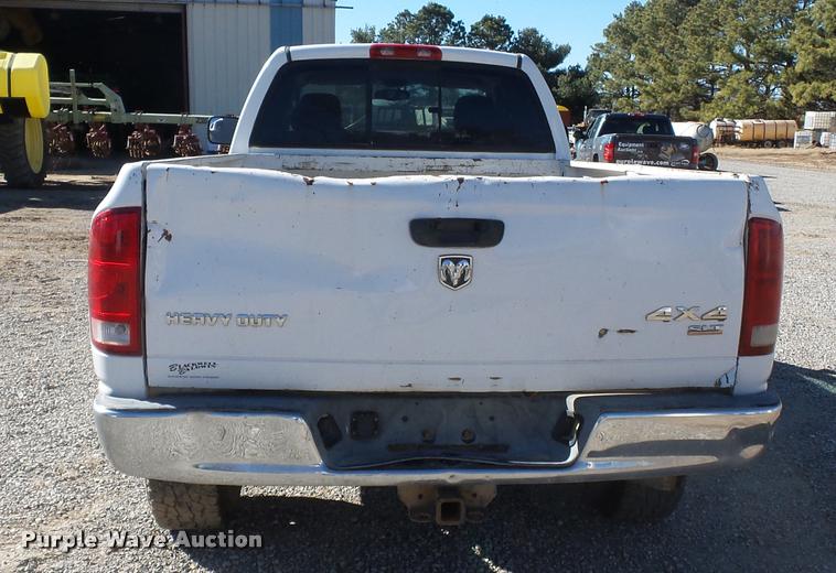 image for item K3367 2005 Dodge Ram 2500 Quad Cab pickup truck