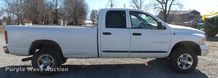 image for item K3367 2005 Dodge Ram 2500 Quad Cab pickup truck