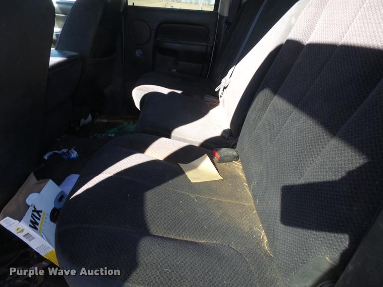 image for item K3367 2005 Dodge Ram 2500 Quad Cab pickup truck