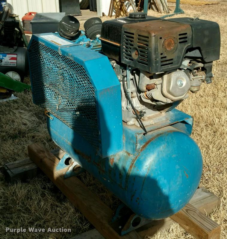 Emglo air compressor in Wichita, KS Item K7345 sold Purple Wave