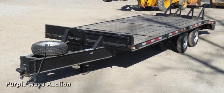 image for item L4589 2017 shop built equipment trailer
