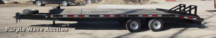 image for item L4589 2017 shop built equipment trailer
