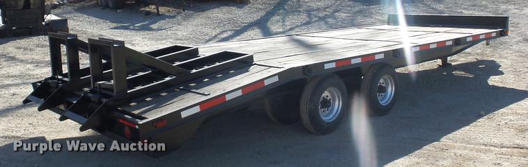 image for item L4589 2017 shop built equipment trailer