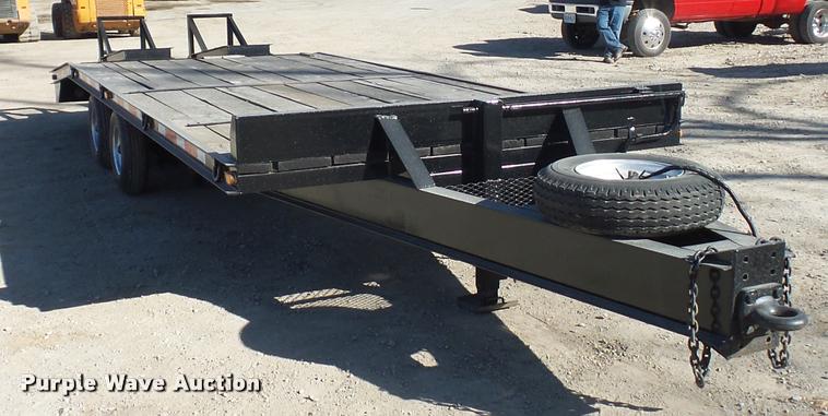 image for item L4589 2017 shop built equipment trailer