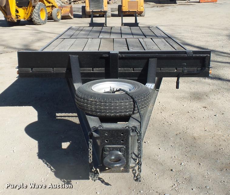 image for item L4589 2017 shop built equipment trailer