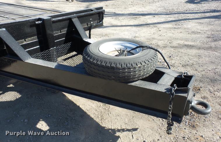 image for item L4589 2017 shop built equipment trailer