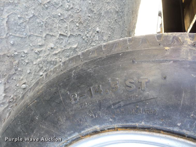 image for item L4589 2017 shop built equipment trailer