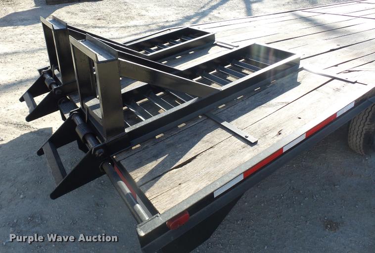 image for item L4589 2017 shop built equipment trailer