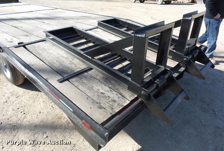 image for item L4589 2017 shop built equipment trailer