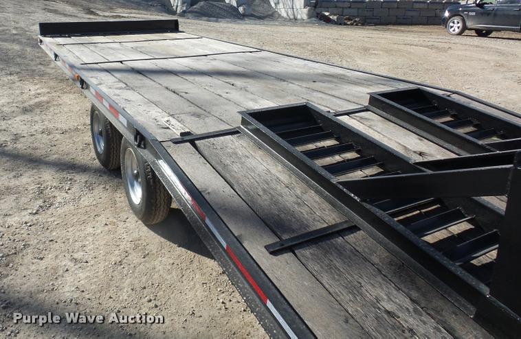 image for item L4589 2017 shop built equipment trailer