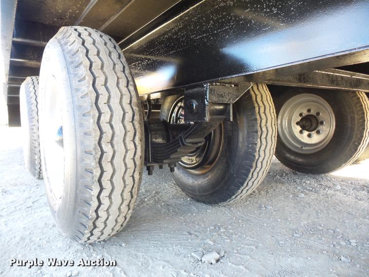 image for item L4589 2017 shop built equipment trailer