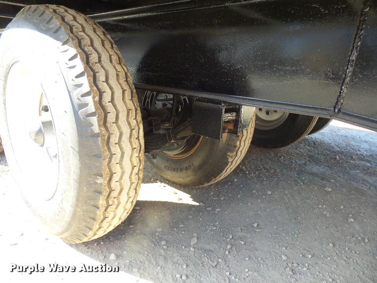 image for item L4589 2017 shop built equipment trailer