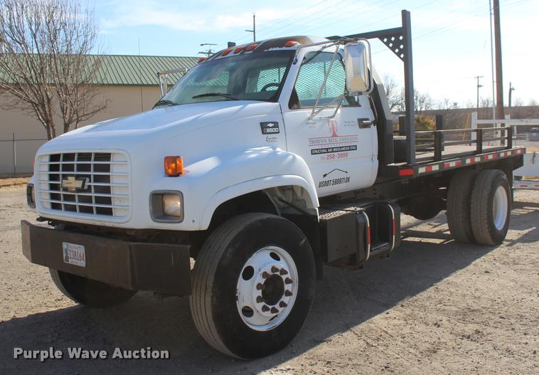 image for item L4948 1998 Chevrolet Kodiak C6500 flatbed truck
