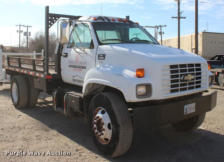 image for item L4948 1998 Chevrolet Kodiak C6500 flatbed truck