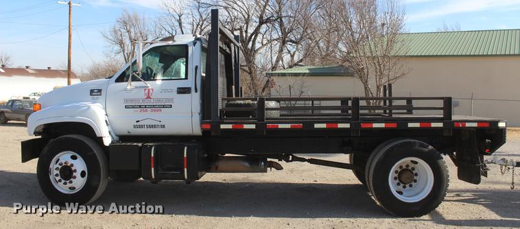 image for item L4948 1998 Chevrolet Kodiak C6500 flatbed truck