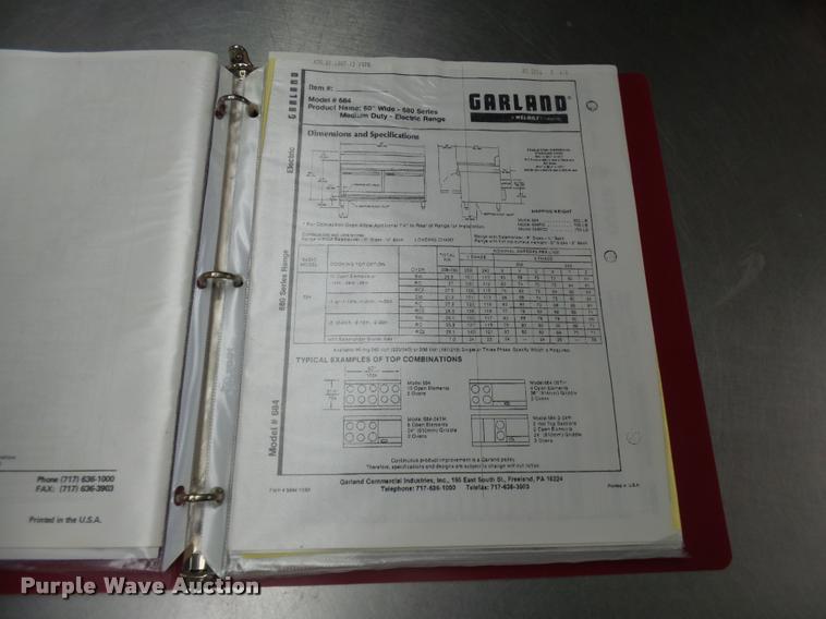 image for item L7244 Garland 680RC stainless steel stove/oven