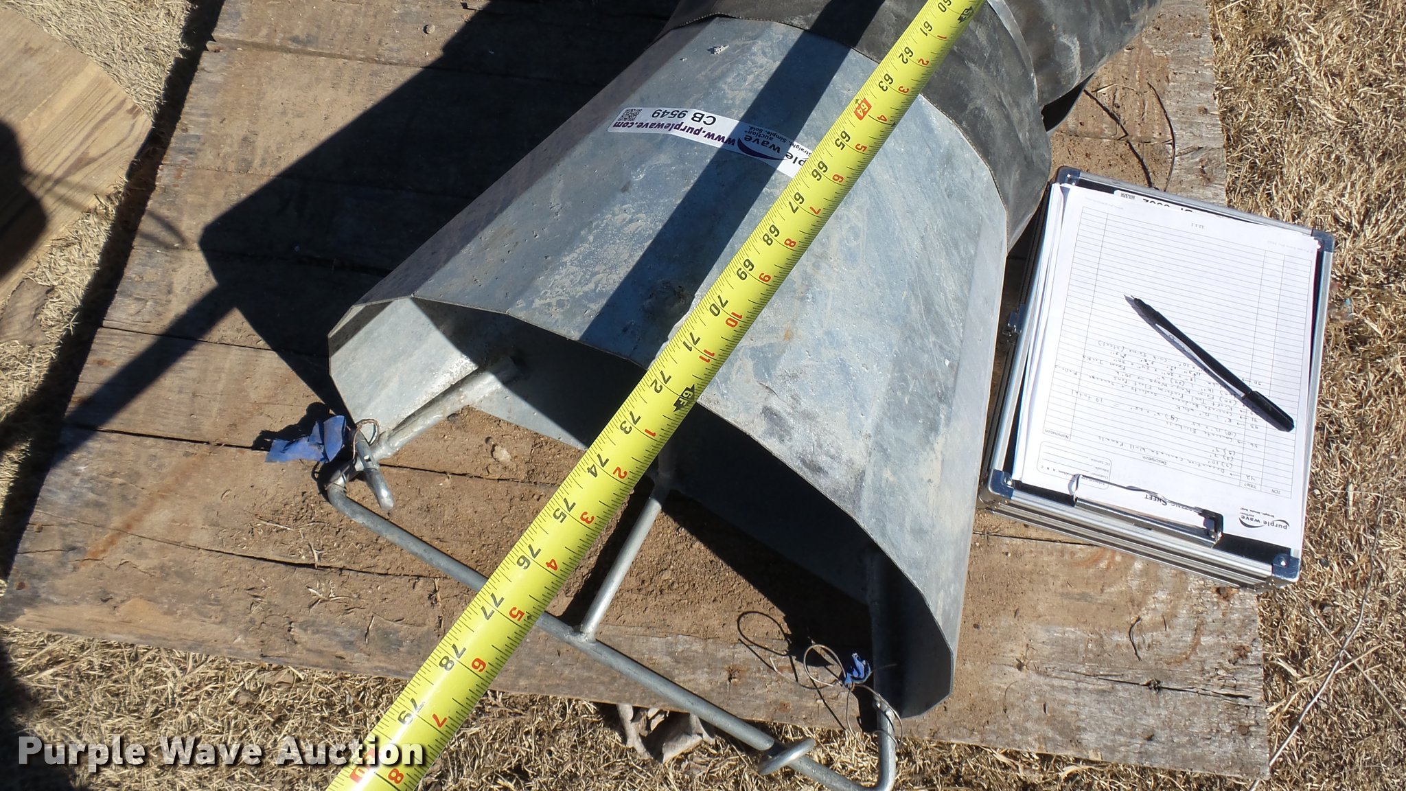 Concrete elephant trunk in Cunningham, KS Item CB9549 sold Purple Wave