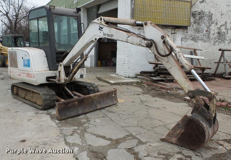 image for item AG9261 1997 Bobcat X331 compact excavator