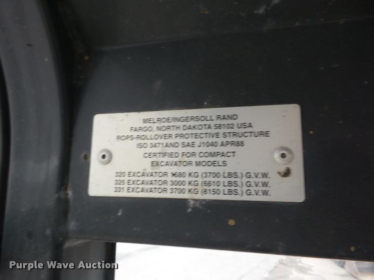 image for item AG9261 1997 Bobcat X331 compact excavator