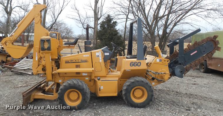 image for item AX9401 Case 660 trencher