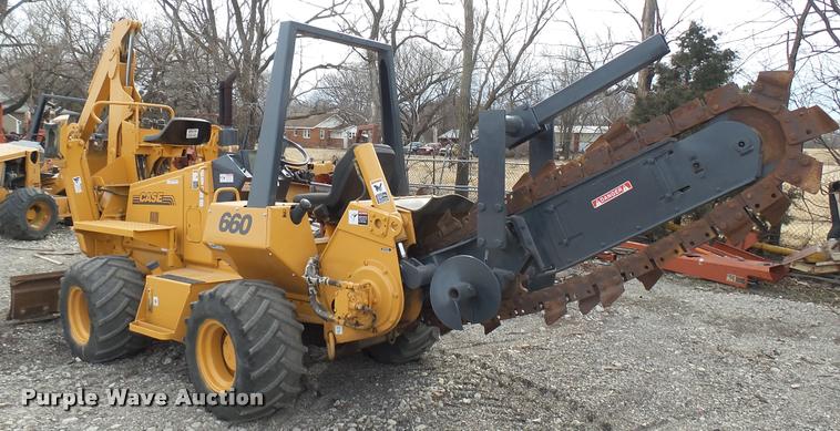 image for item AX9401 Case 660 trencher