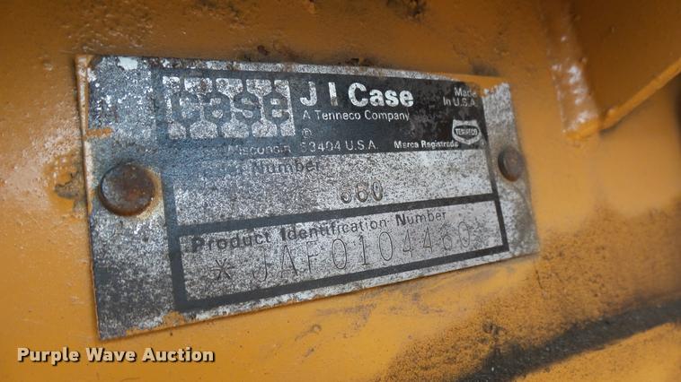 image for item AX9401 Case 660 trencher