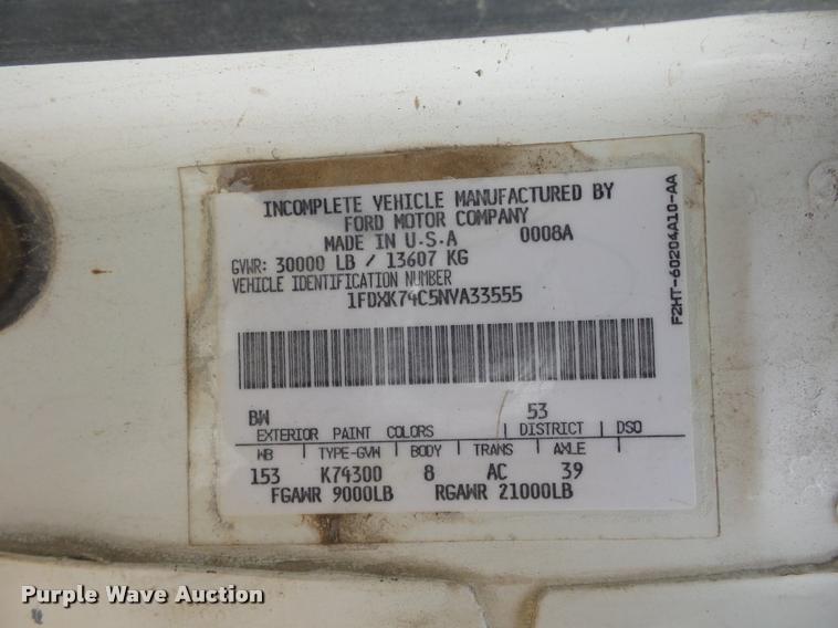 image for item BI9150 1992 Ford F700 water truck