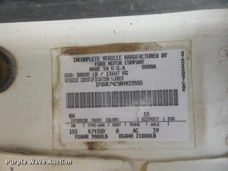 image for item BI9150 1992 Ford F700 water truck