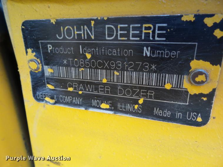image for item CB9812 2004 John Deere 850C Series II dozer