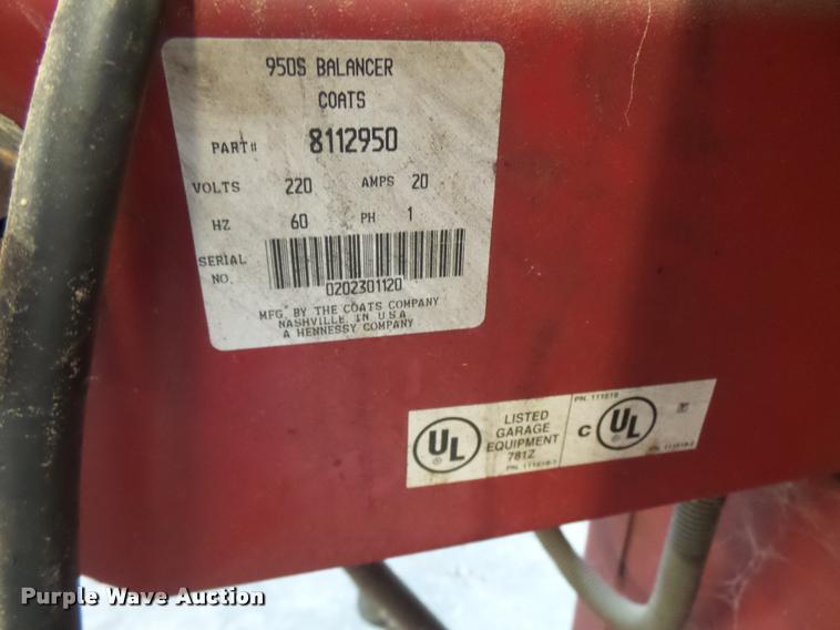 image for item CC9037 Coats 950 tire/wheel balancer