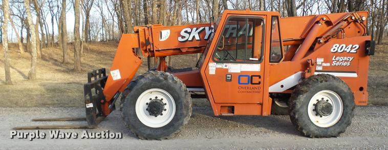 image for item CC9063 1997 Sky Trak 8042 telehandler