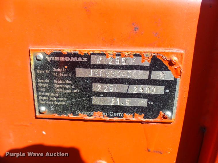 image for item CC9098 Vibromax W255K single drum roller