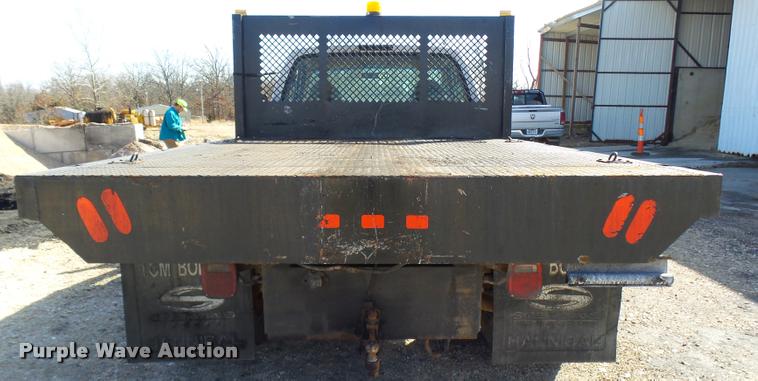 image for item CC9099 2001 Ford F550 Super Duty flat dump bed truck