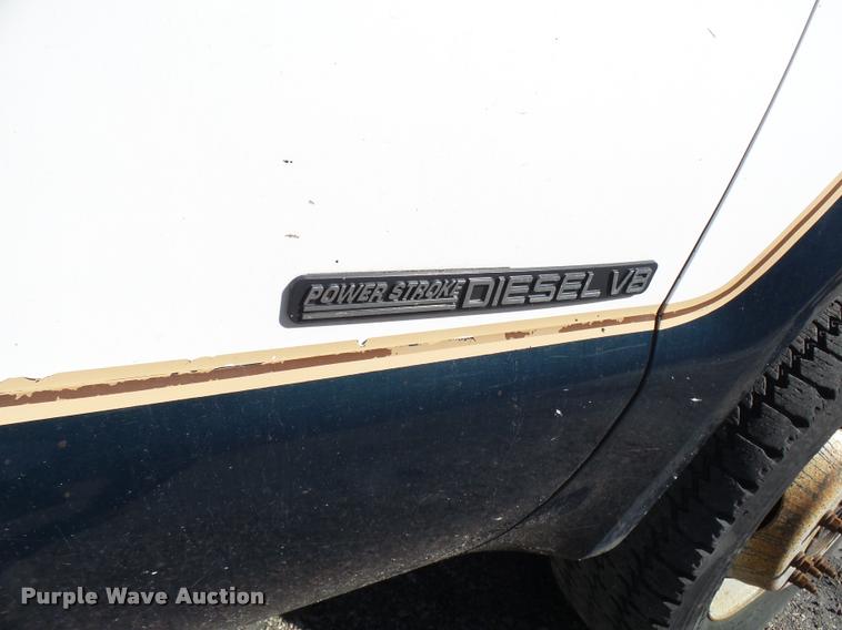 image for item CC9099 2001 Ford F550 Super Duty flat dump bed truck