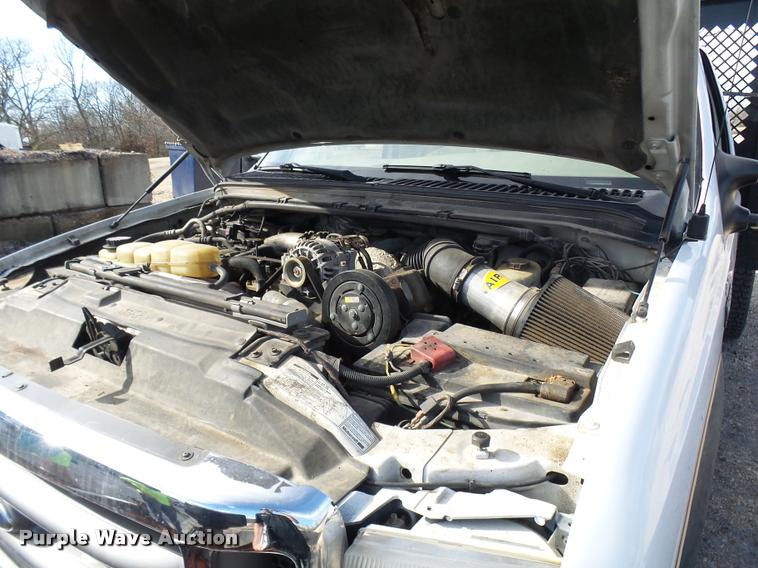 image for item CC9099 2001 Ford F550 Super Duty flat dump bed truck