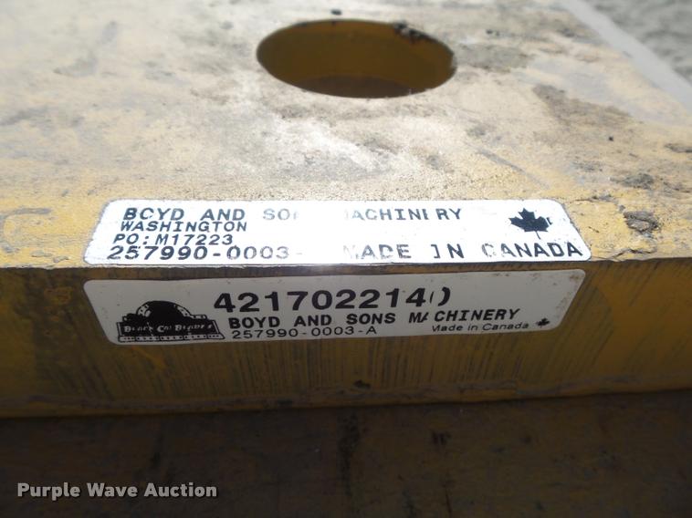 image for item CC9536 (5) Komatsu WA450 wheel loader cutting edges