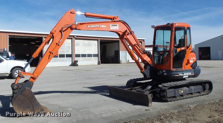 image for item DA3327 2008 Kubota KX161-3 compact excavator