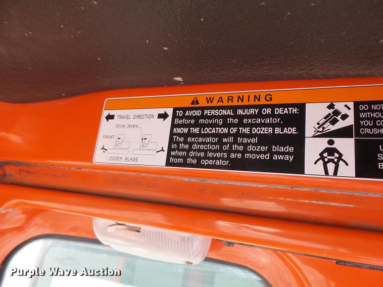 image for item DA3327 2008 Kubota KX161-3 compact excavator