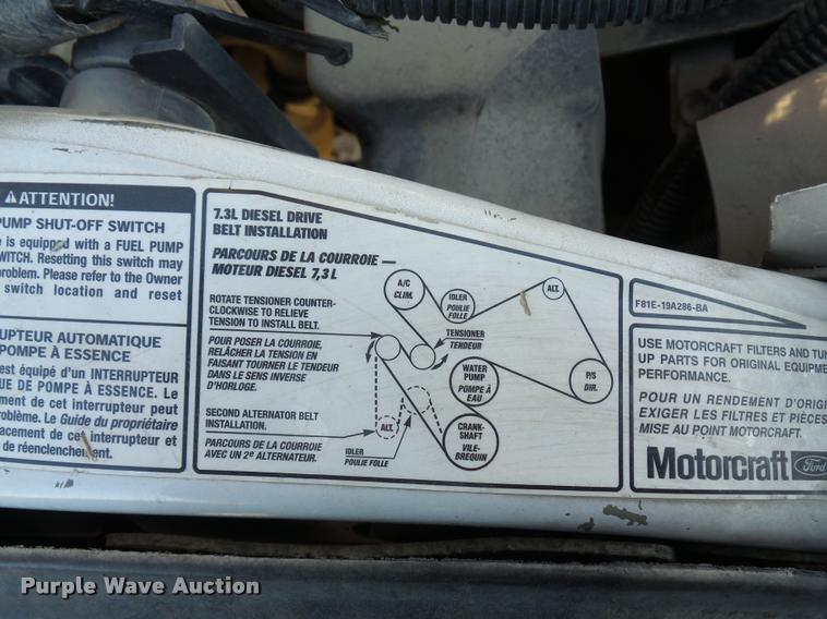 image for item DA4020 2002 Ford F550 service truck with crane